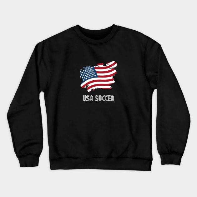 USA Soccer (Print on back) Crewneck Sweatshirt by SoccerOrlando